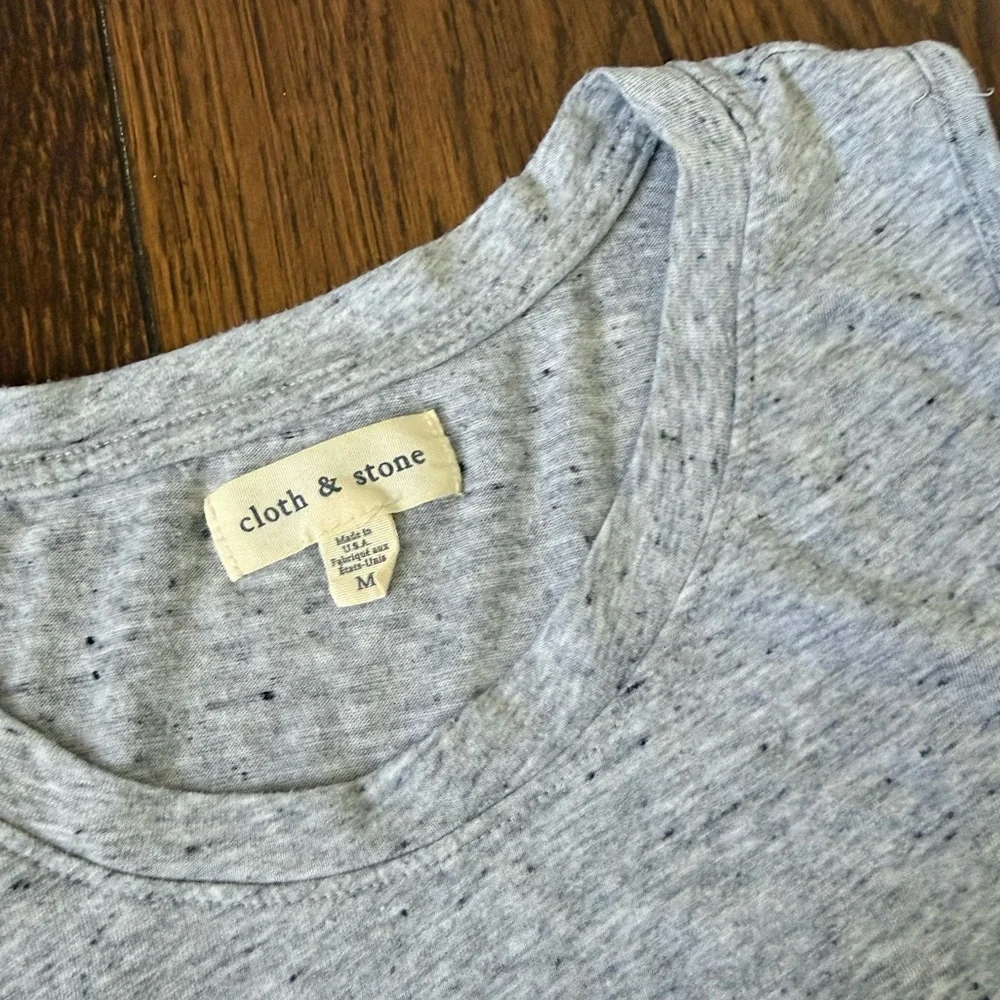 Cloth & Stone / Rounded Hem Marled Tank - Picture 4 of 5